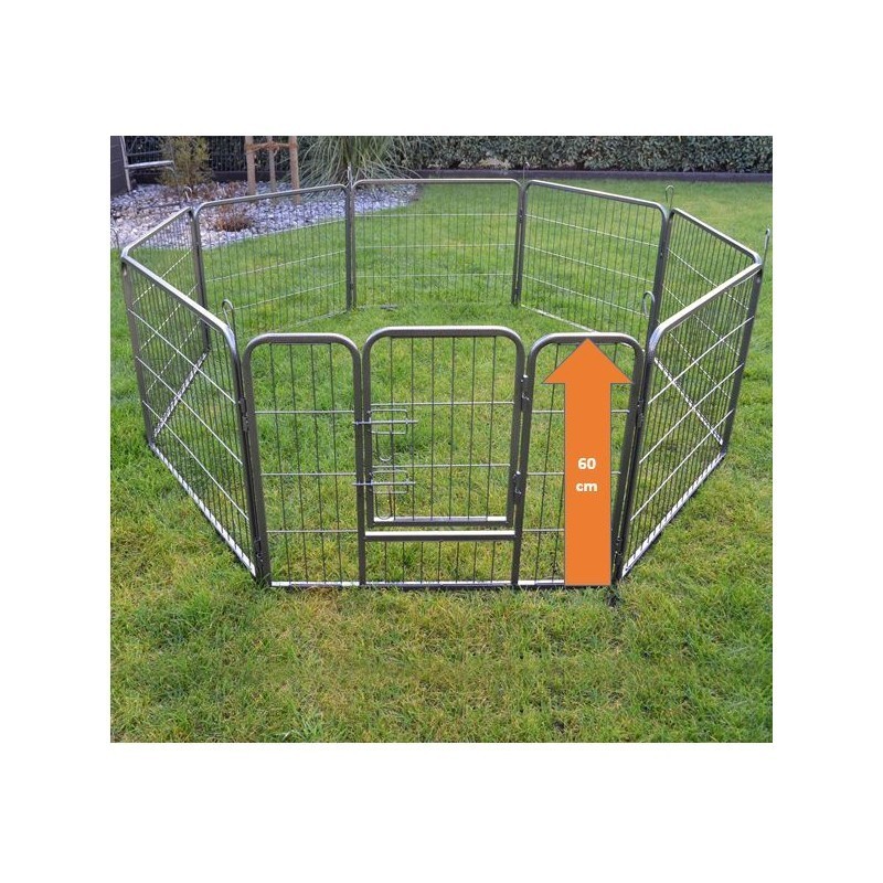 Parc enclos pour chiens grillage cage clôture intérieur et extérieur  Hauteur 60cm modèle Dog run « S 480 »